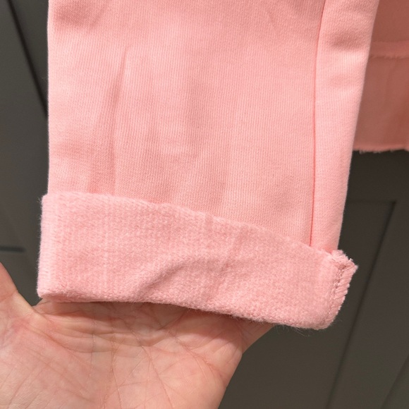 Amazon Peachy pink Sz L Double-Breasted Women's Jacket w/unfinished seams - Picture 3 of 10